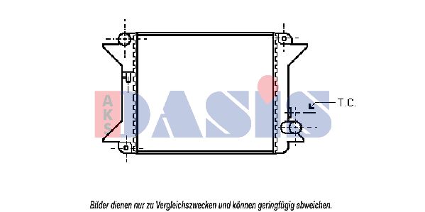 AKS DASIS Radiaator,mootorijahutus 060020N